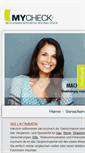 Mobile Screenshot of mycheck.de